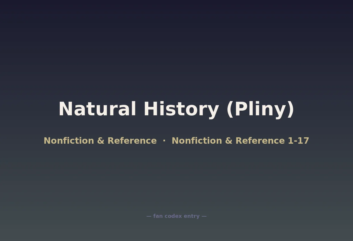 Natural History (Pliny)