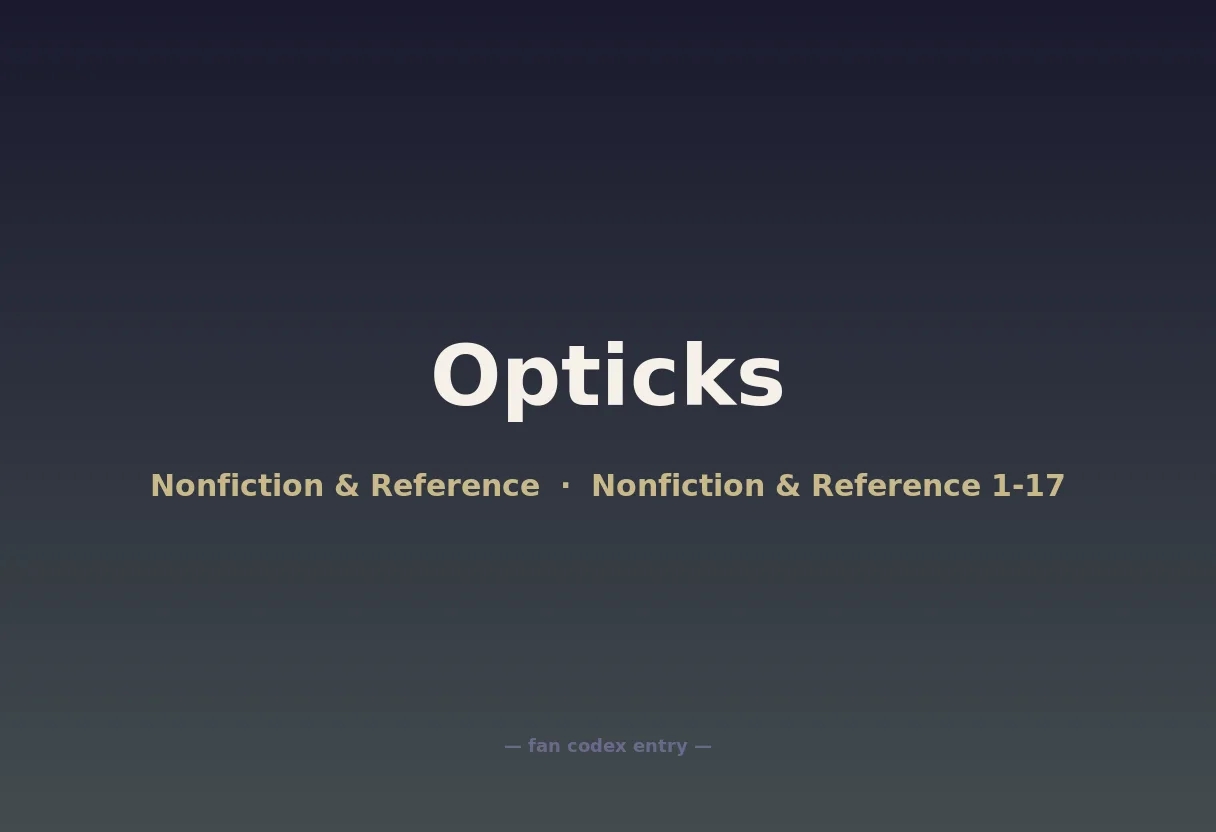 Opticks
